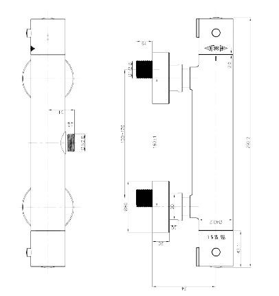 Omnires Y bateria prysznicowa termostatyczna chrom Y1246XCR